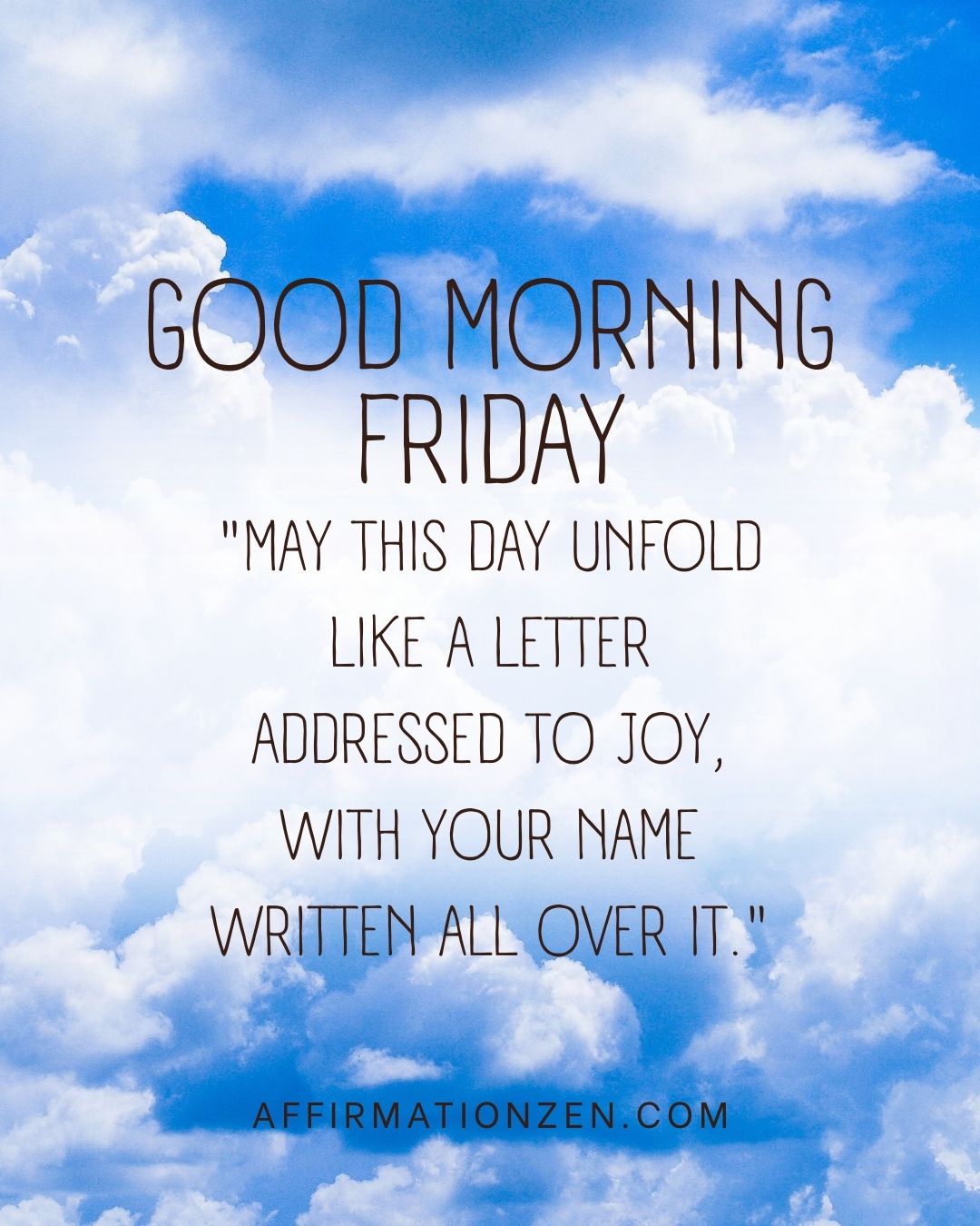 Good Morning Friday Blessings