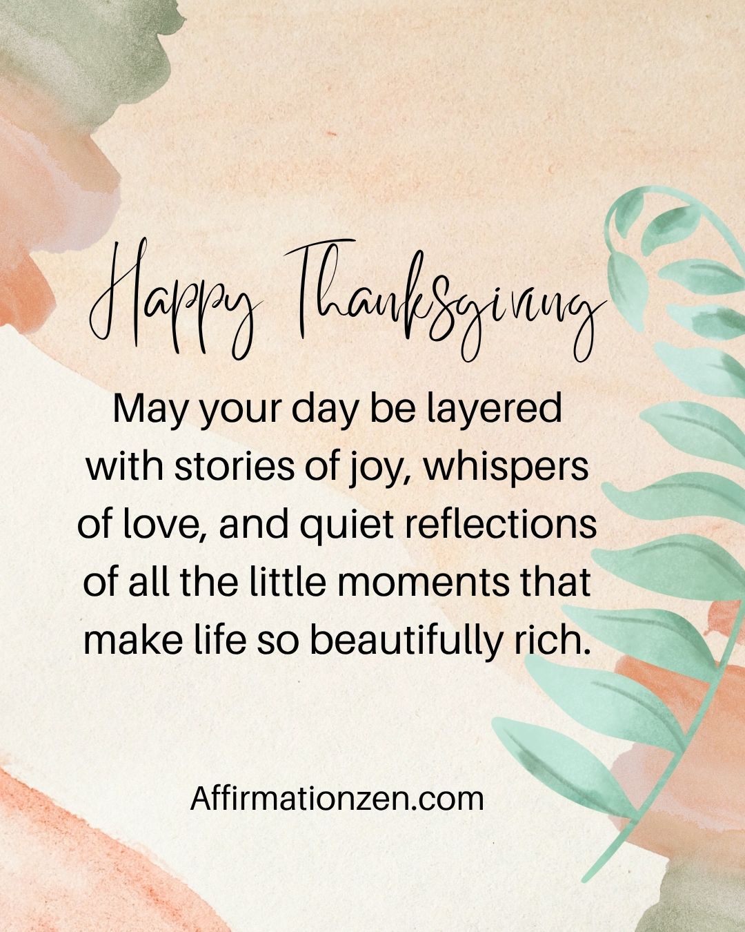 Happy Thanksgiving Message