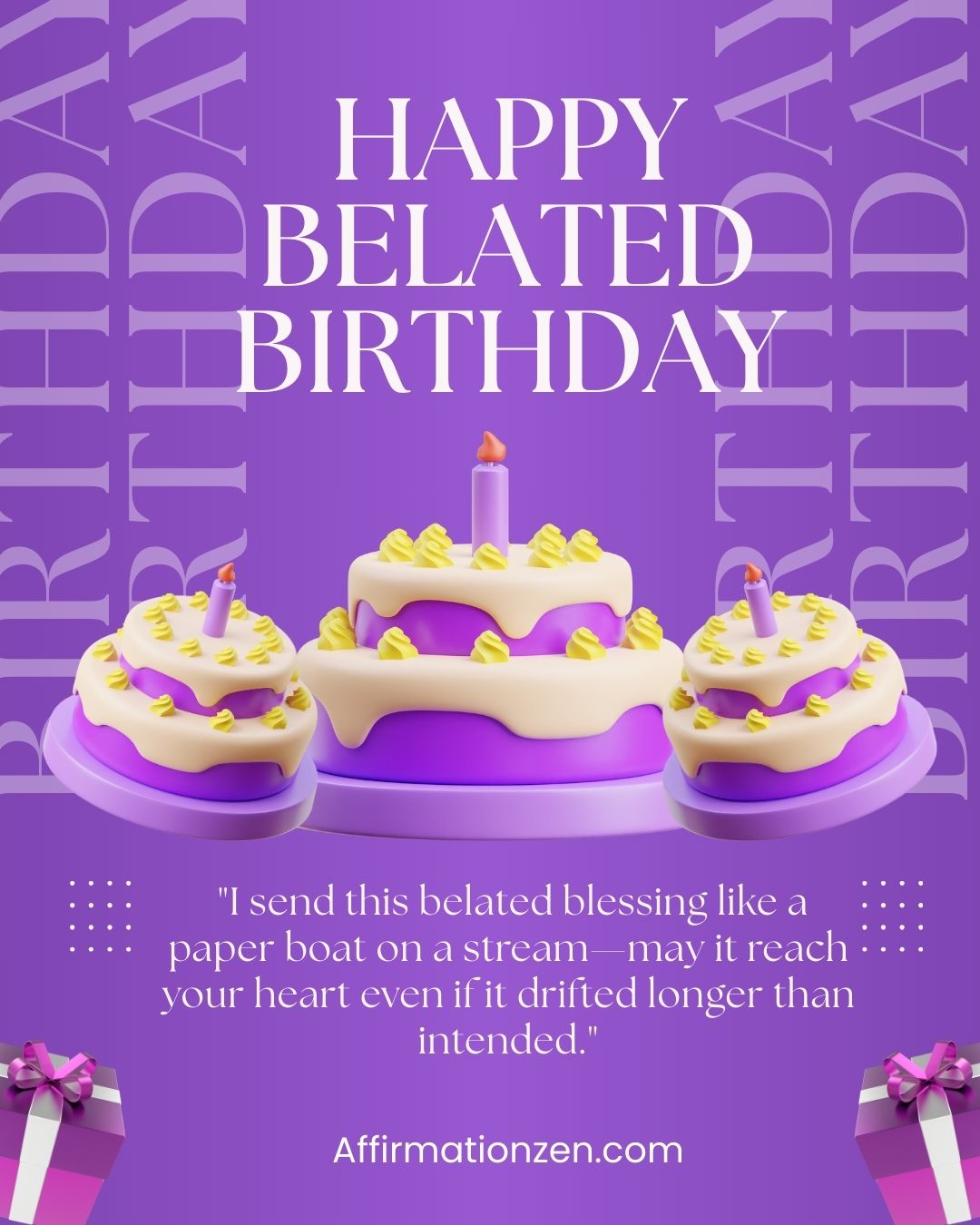 Happy Belated Birthday
