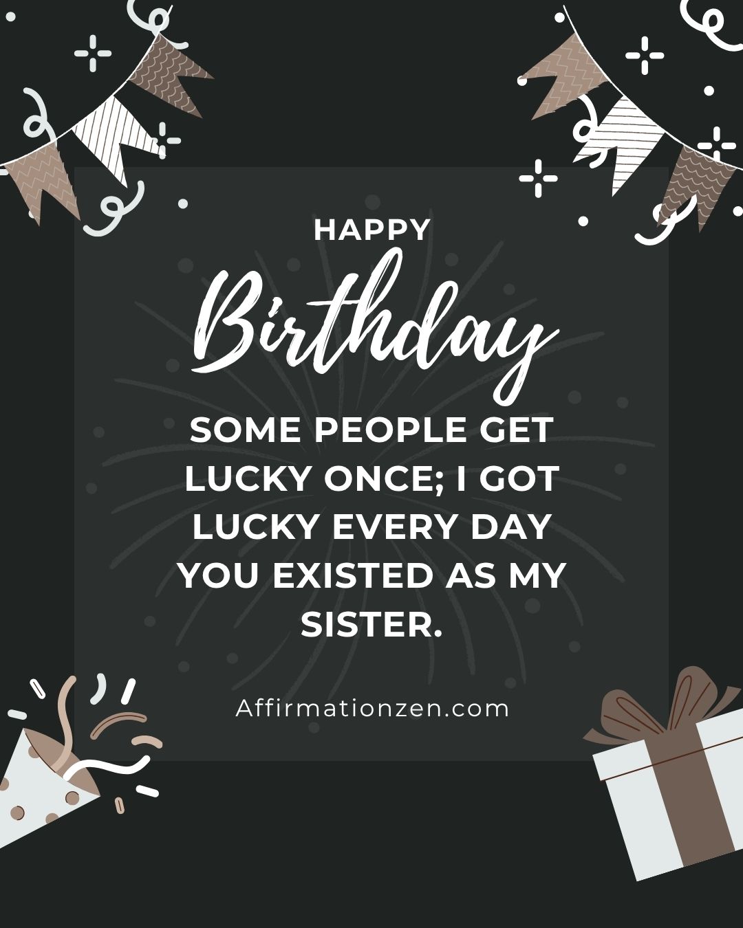Happy Birthday Sister